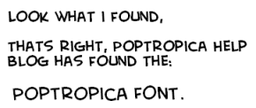 The Poptropica Font [Creative Block BB]