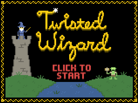 Twisted Wizard: click to start