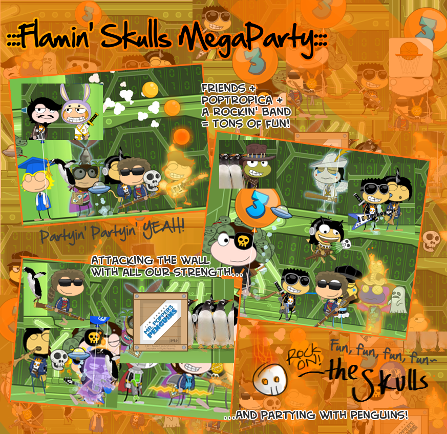 Flamin 1andahalf Party Flamin' Skulls MEGAParty!