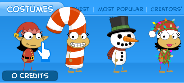 December store costumes