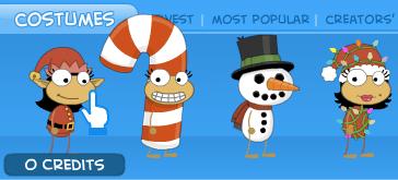 December store costumes