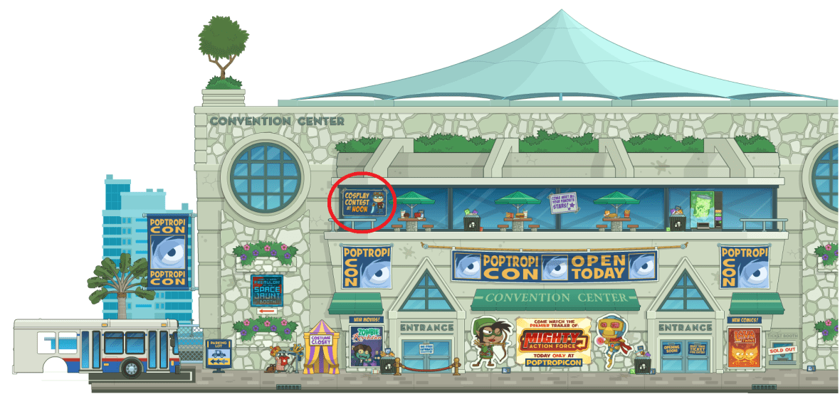Poptropicon center bts images 1 - edit