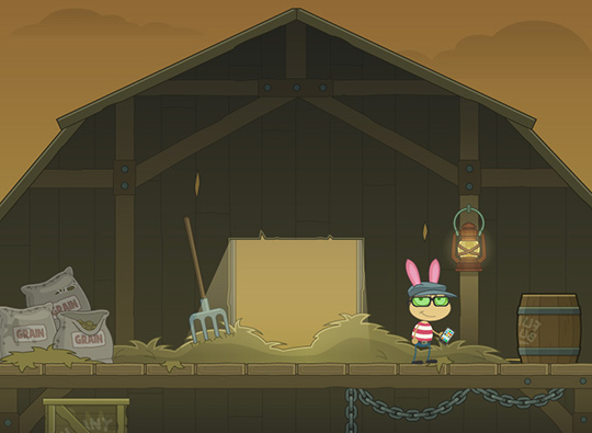 Hay There: This one is a real barnstormer.