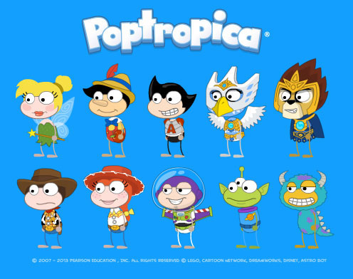 poptropica ad chars