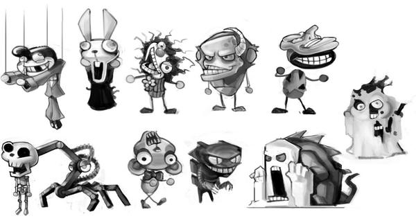 monster carnival concept art
