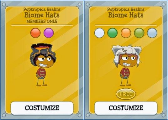 biome hats