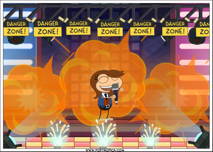 The Photo Booth allowed you to create your own pictures from Poptropica art assets.