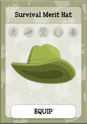 survival merit hat
