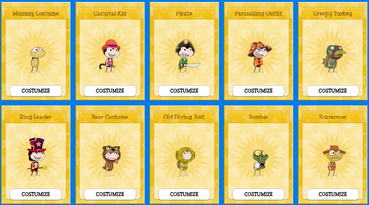 unreleased app costumes