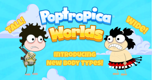 Poptropica Worlds - New Body Types!