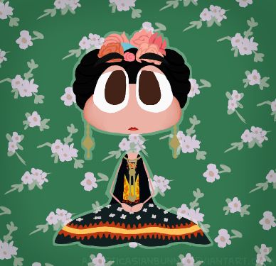 ArtisticAsianBunny - Frida Kahlo but she's a Poptropican