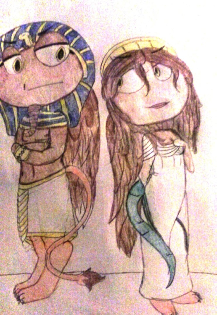 WitchyArtistGal - Amenthes and Keres