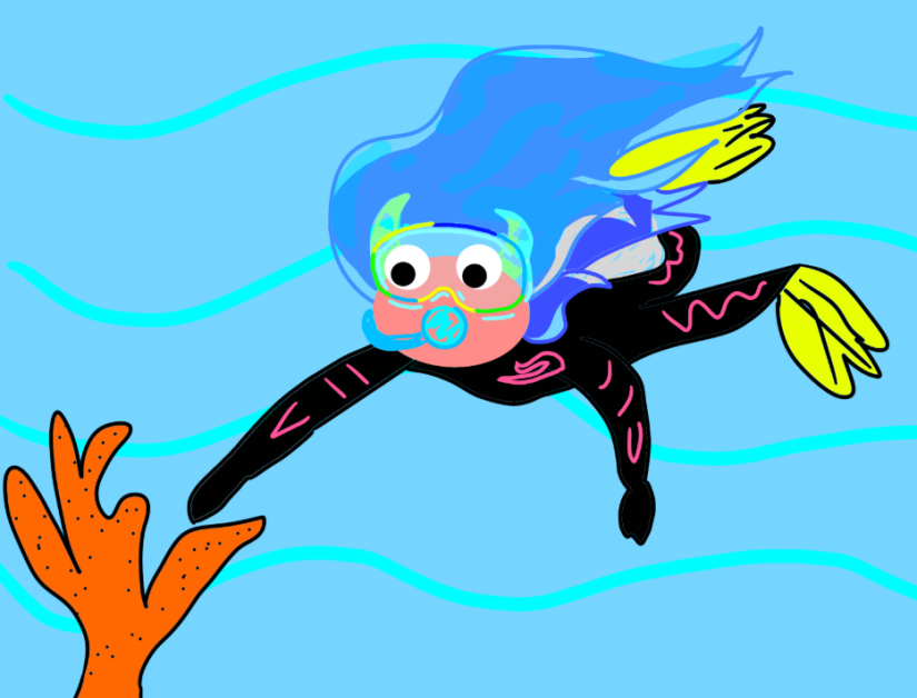 Purple Seagul - Scuba Diving Purple Seagul