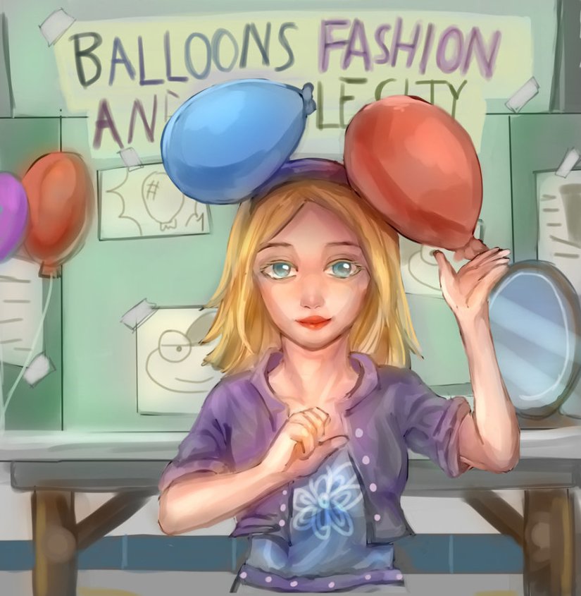 POP-whitewolf - Balloon.Experiment Girl