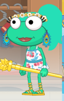 poptropica girl (magic heart) - aqua tooth fairy