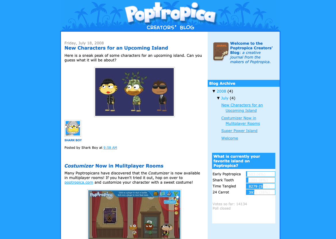 Pop Blog 2008
