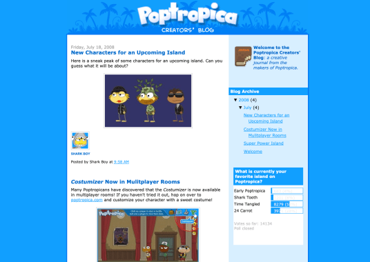 Pop Blog 2008