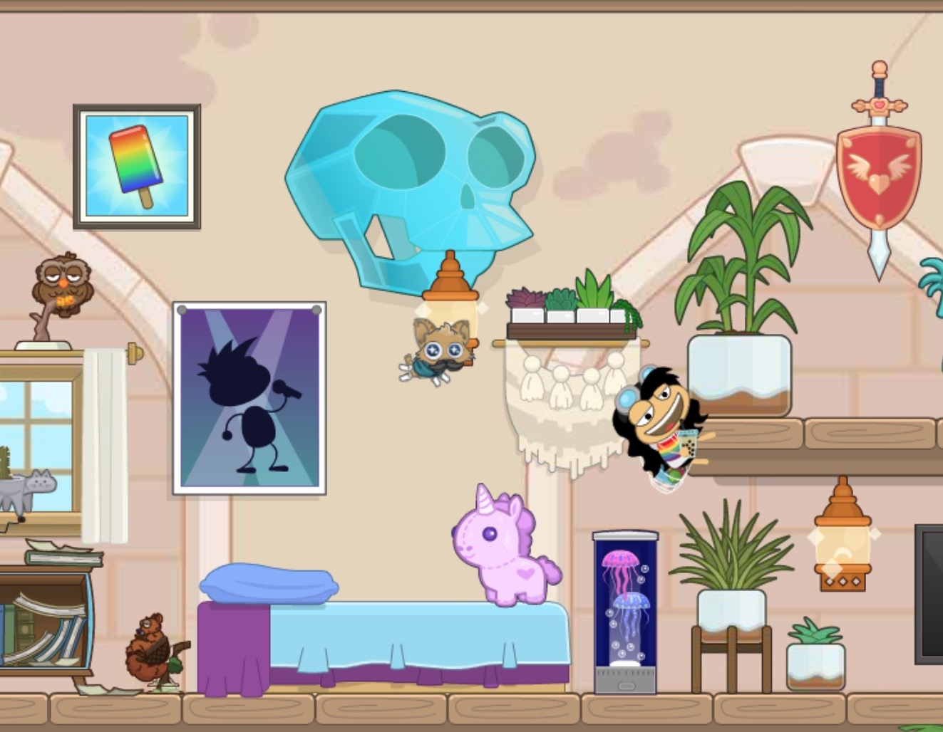 Slanted Fish Cozy Clubhouse Tour: Slanted Fish โ ๐๏ธ Poptropica Help Blog ๐บ๏ธ